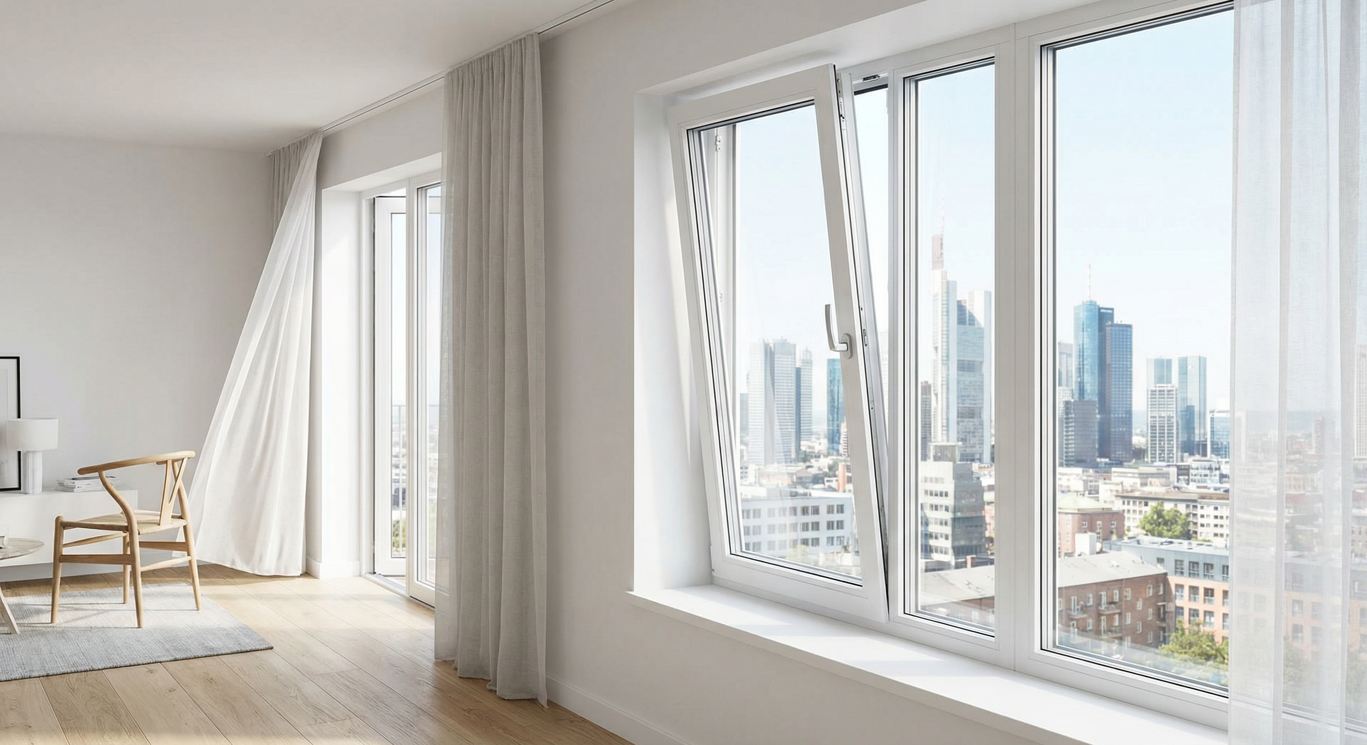 Inåtgående fönster